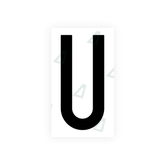 Nanofilm Ecoslick™ for US (New Jersey) license plates - Symbol "U" 