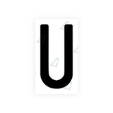 Autocollant pour plaques d'immatriculation Swiss - Symbole "U"
