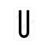 Nanofilm Ecoslick™ for US (Wisconsin) license plates - Symbol "U"