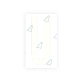 Letter U Sticker - Washington D.C (Current Version)