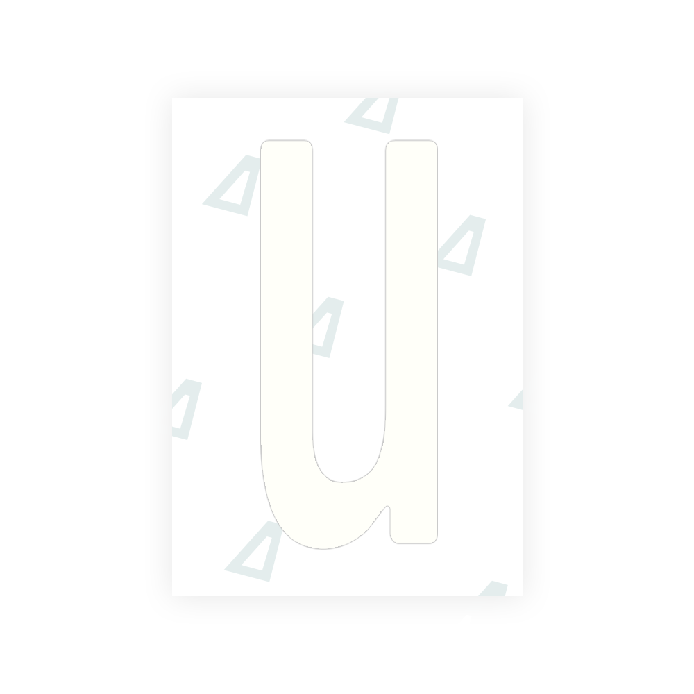 Adhesivo para matrículas de Peru - Símbolo "U"