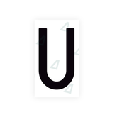 Nanofilm Ecoslick™ for Spanish license plates - Symbol "U" 