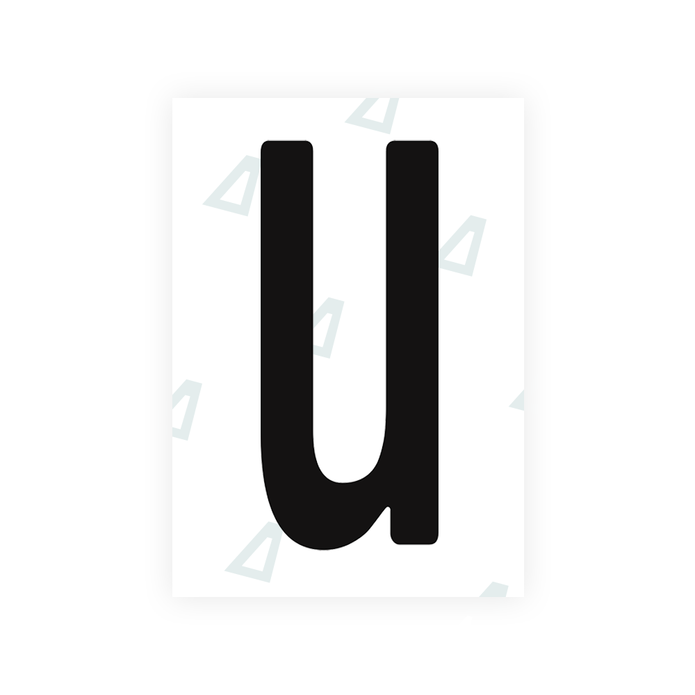Adhesivo para matrículas de Peru - Símbolo "U"