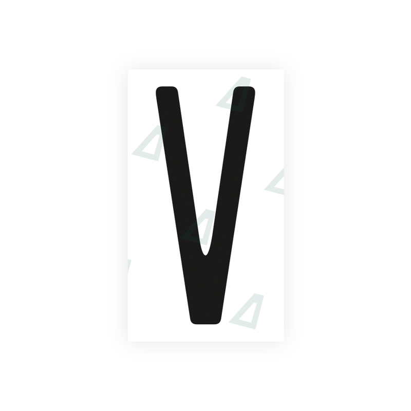 Nanofilm Ecoslick™ for US (Ohio) license plates - Symbol "V"