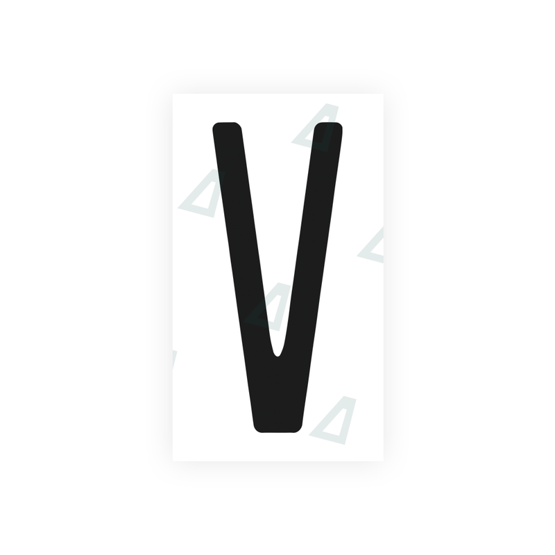 Nanofilm Ecoslick™ for US (Pennsylvania) license plates - Symbol "V"