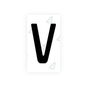 Nanofilm Ecoslick™ for bosnian license plates - Symbol "V"