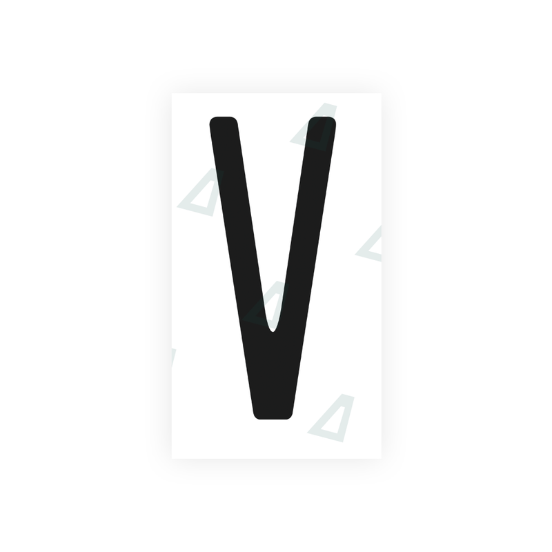 Nanofilm Ecoslick™ for US (Washington) license plates - Symbol "V"