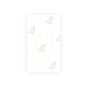 Autocollant pour plaques d'immatriculation Swiss - Symbole "V"