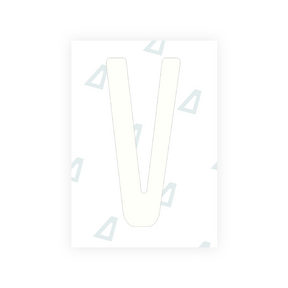 Adhesivo para matrículas de Peru - Símbolo "V"