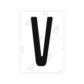 Adhesivo para matrículas de Peru - Símbolo "V"