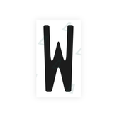 Nanofilm Ecoslick™ for US (Michigan) license plates - Symbol "W"