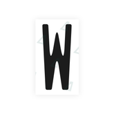 Nanofilm Ecoslick™ for US (North Carolina) license plates - Symbol "W"