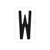 Nanofilm Ecoslick™ for US (Washington) license plates - Symbol "W"