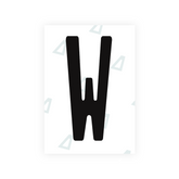 Adhesivo para matrículas de Peru - Símbolo "W"