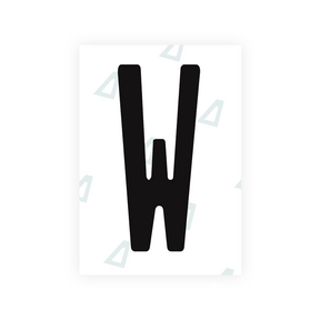 Adhesivo para matrículas de Peru - Símbolo "W"
