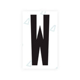 Letter W Sticker - Washington D.C (Current Version)