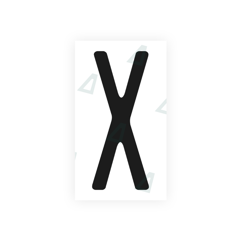 Nanofilm Ecoslick™ for US (Washington) license plates - Symbol "X"