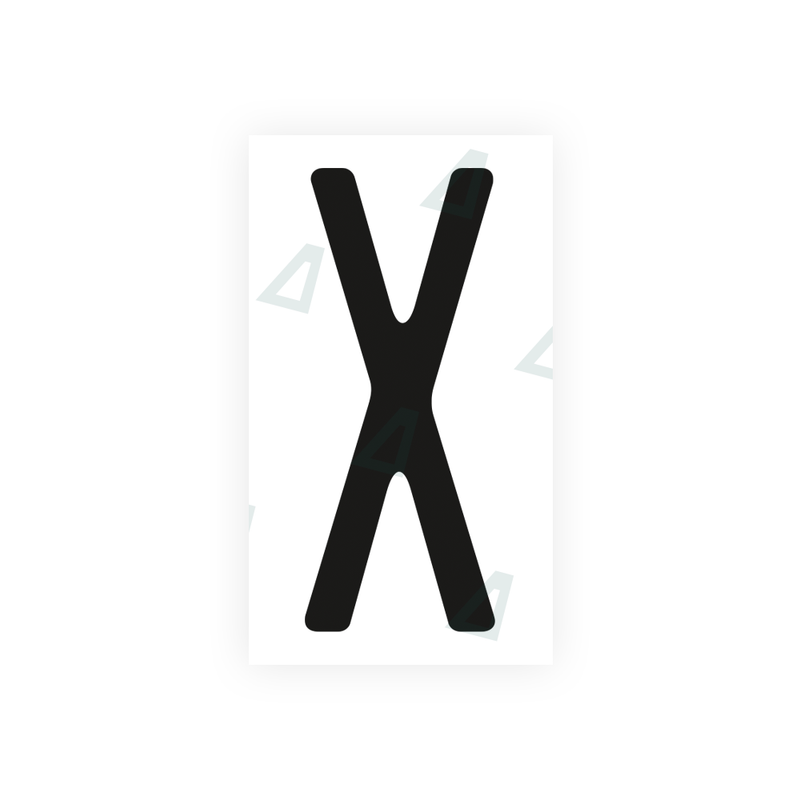 Nanofilm Ecoslick™ for US (Ohio) license plates - Symbol "X"