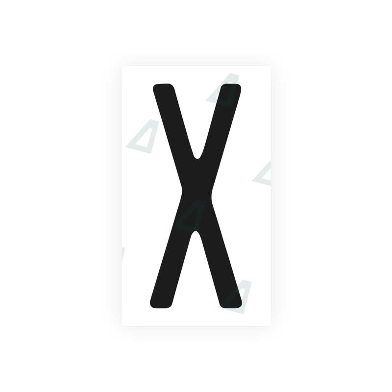 Nanofilm Ecoslick™ for US (Pennsylvania) license plates - Symbol "X"