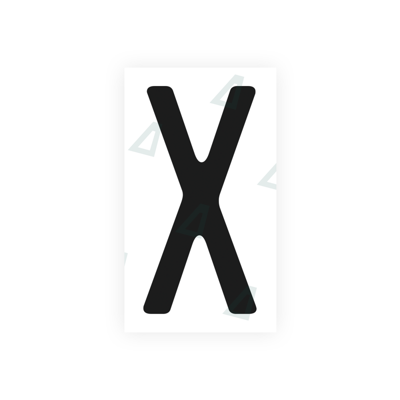 Nanofilm Ecoslick™ for US (California) license plates - Symbol "X"
