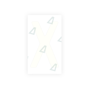 Alite sticker for Argentina license plates - "X" symbol 