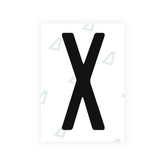 Adhesivo para matrículas de Peru - Símbolo "X"