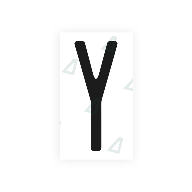Nanofilm Ecoslick™ for US (Pennsylvania) license plates - Symbol "Y"