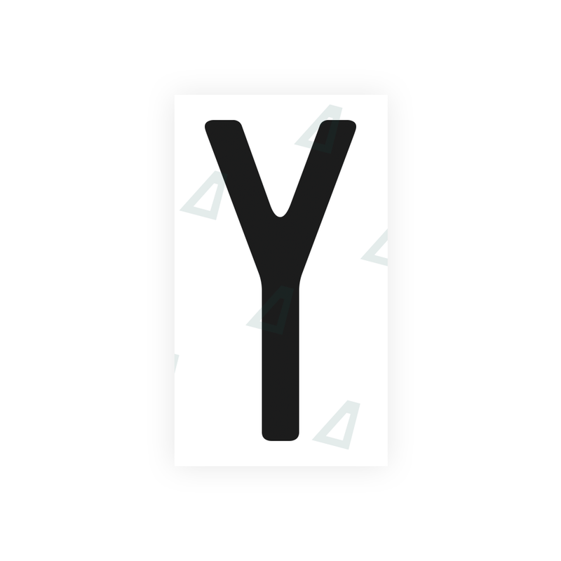 Nanofilm Ecoslick™ for US (California) license plates - Symbol "Y"