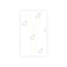 Letter Y Sticker - Washington D.C (Current Version)