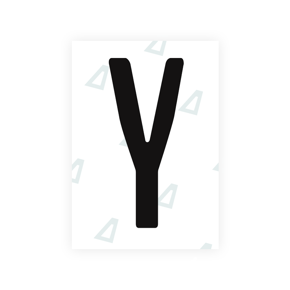 Adhesivo para matrículas de Peru - Símbolo "Y"