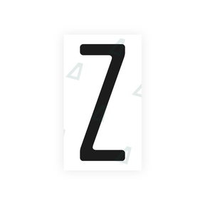 Nanofilm Ecoslick™ for US (Washington) license plates - Symbol "Z" 