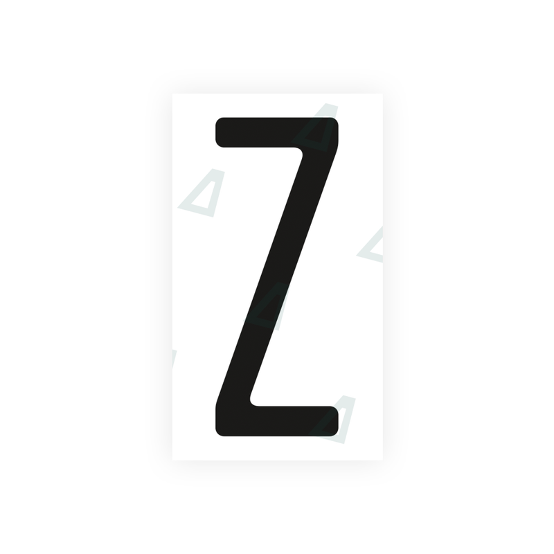 Nanofilm Ecoslick™ for US (Ohio) license plates - Symbol "Z"