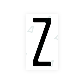 Nanofilm Ecoslick™ for US (Wisconsin) license plates - Symbol "Z"