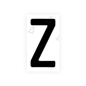 Autocollant pour plaques d'immatriculation Swiss - Symbole "Z"