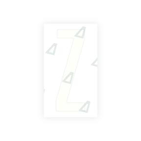 Letter Z Sticker - Washington D.C (Current Version)