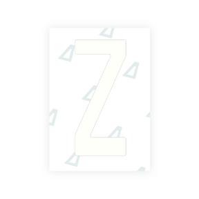 Adhesivo para matrículas de Peru - Símbolo "Z"
