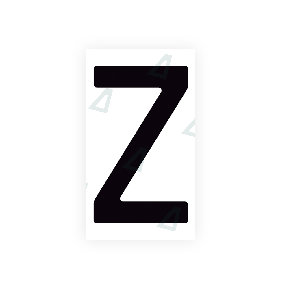 Nanofilm Ecoslick™ for Spanish license plates - Symbol "Z" 