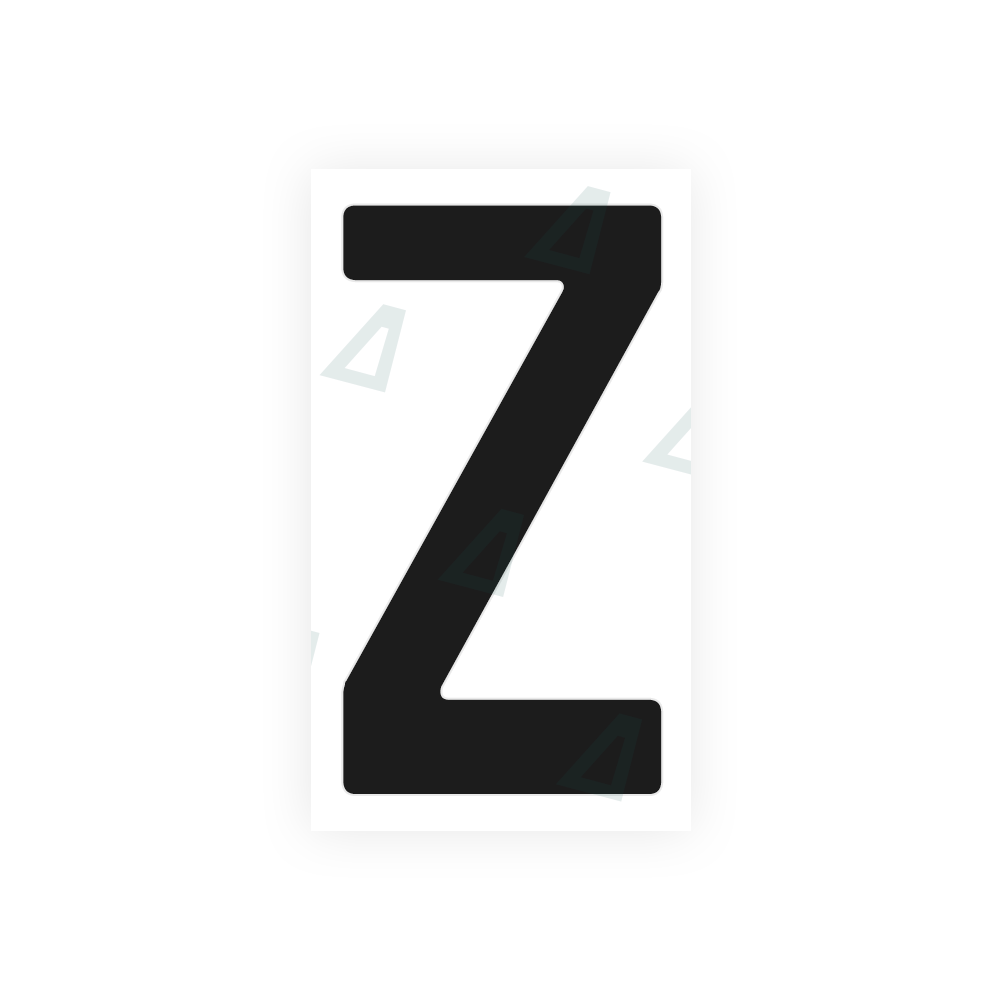 Nanofilm Ecoslick™ for german number plates - Symbol "Z" 