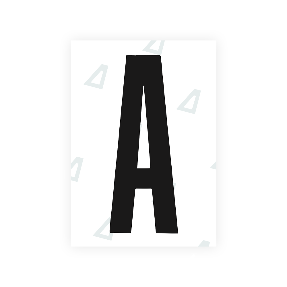 Sticker Letter A - Texas (2012 Version)
