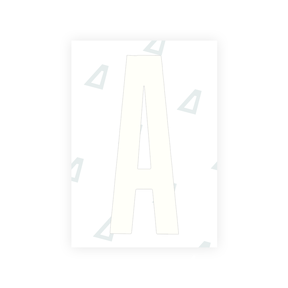 Sticker Letter A - Texas (2012 Version)