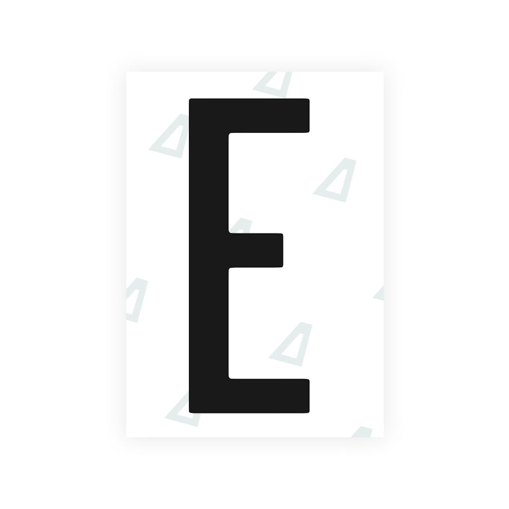 Sticker Letter E - Texas (2012 Version)
