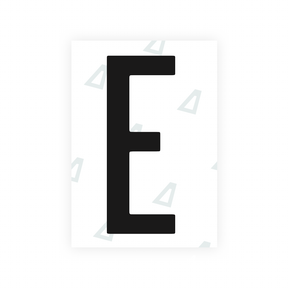 Sticker Letter E - Texas (2012 Version)