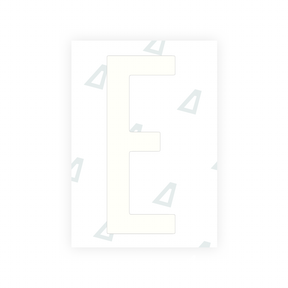 Sticker Letter E - Texas (2012 Version)