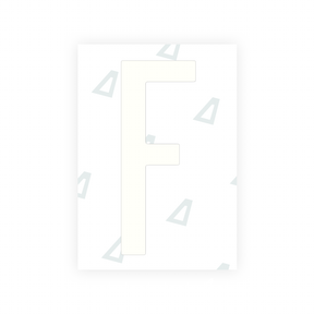 Sticker Letter F - Texas (2012 Version)