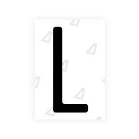 Sticker Letter L - Florida (2019 Version)