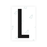 Sticker Letter L - Texas (2012 Version)