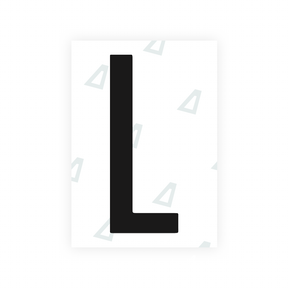 Sticker Letter L - Texas (2012 Version)