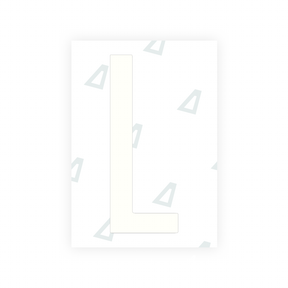 Sticker Letter L - Texas (2012 Version)