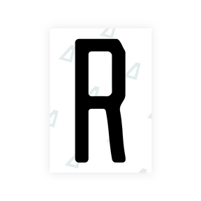 Sticker Letter R - Florida (2019 Version)