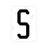 Sticker Letter S - Florida (2019 Version)